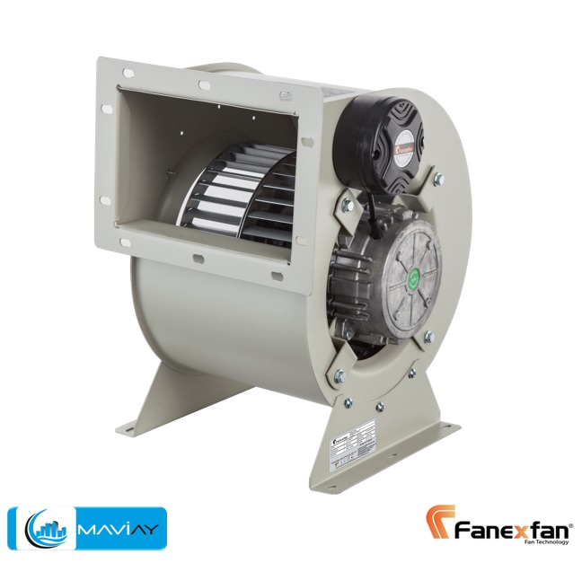 OÇES Çift Emişli Radyal Çatı Fanı